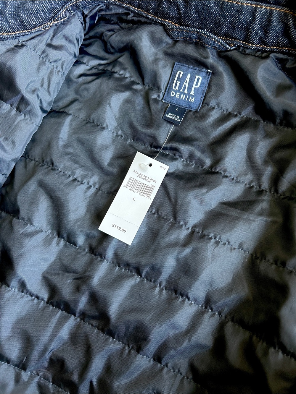 GAP Men’s Relaxed Denim Jacket, NWT - Picture 6 of 10